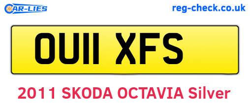 OU11XFS are the vehicle registration plates.