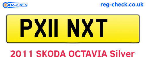 PX11NXT are the vehicle registration plates.