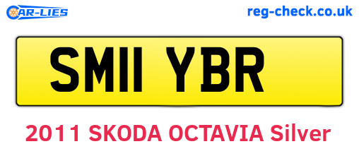 SM11YBR are the vehicle registration plates.