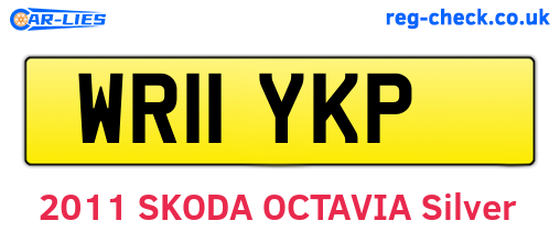 WR11YKP are the vehicle registration plates.
