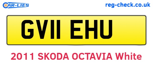 GV11EHU are the vehicle registration plates.