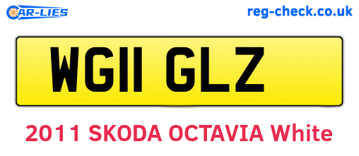 WG11GLZ are the vehicle registration plates.