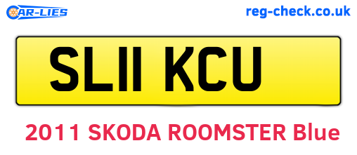 SL11KCU are the vehicle registration plates.