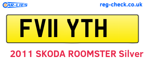 FV11YTH are the vehicle registration plates.