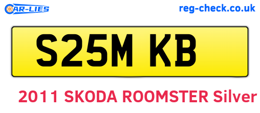 S25MKB are the vehicle registration plates.