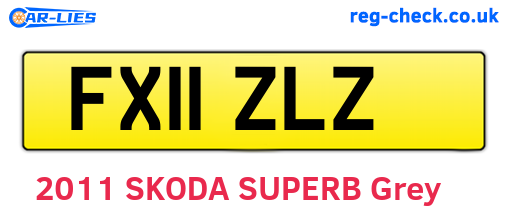 FX11ZLZ are the vehicle registration plates.