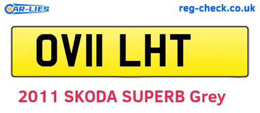 OV11LHT are the vehicle registration plates.
