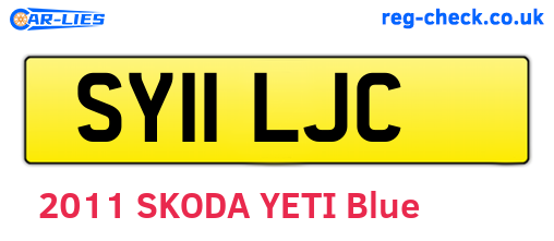 SY11LJC are the vehicle registration plates.