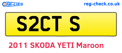 S2CTS are the vehicle registration plates.