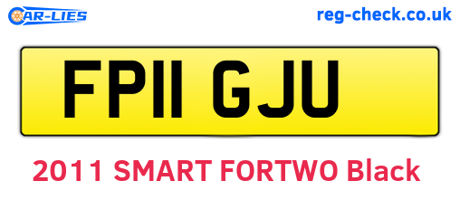 FP11GJU are the vehicle registration plates.