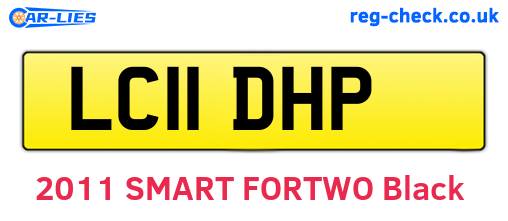 LC11DHP are the vehicle registration plates.