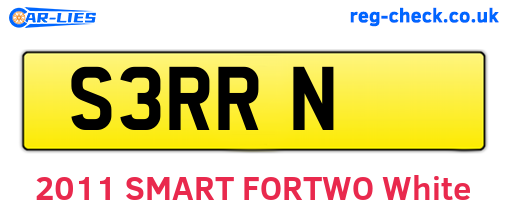S3RRN are the vehicle registration plates.