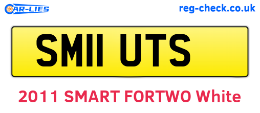 SM11UTS are the vehicle registration plates.