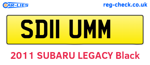 SD11UMM are the vehicle registration plates.