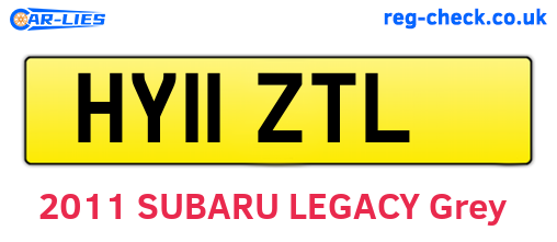 HY11ZTL are the vehicle registration plates.