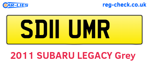 SD11UMR are the vehicle registration plates.