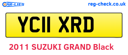 YC11XRD are the vehicle registration plates.