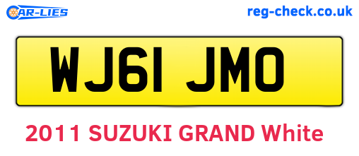 WJ61JMO are the vehicle registration plates.