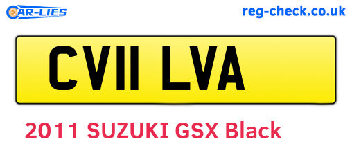 CV11LVA are the vehicle registration plates.