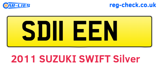 SD11EEN are the vehicle registration plates.