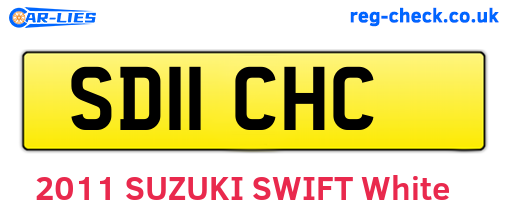 SD11CHC are the vehicle registration plates.
