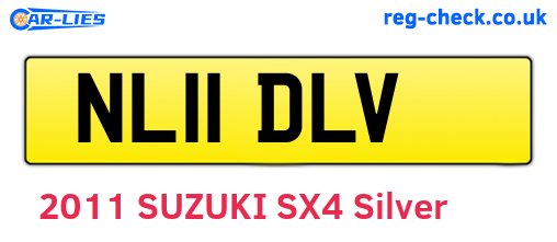 NL11DLV are the vehicle registration plates.
