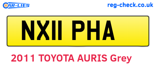 NX11PHA are the vehicle registration plates.