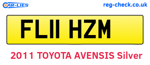 FL11HZM are the vehicle registration plates.