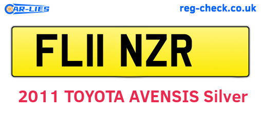 FL11NZR are the vehicle registration plates.