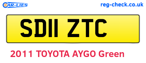 SD11ZTC are the vehicle registration plates.