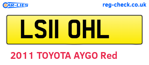 LS11OHL are the vehicle registration plates.