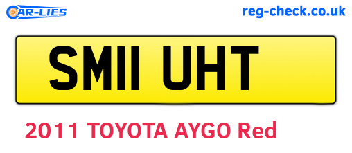 SM11UHT are the vehicle registration plates.