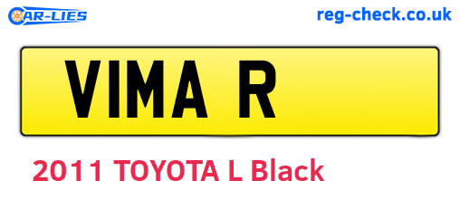 V1MAR are the vehicle registration plates.