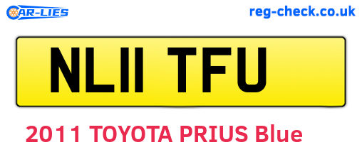 NL11TFU are the vehicle registration plates.