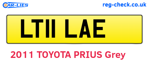LT11LAE are the vehicle registration plates.
