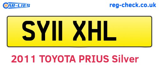 SY11XHL are the vehicle registration plates.