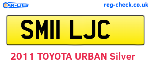 SM11LJC are the vehicle registration plates.