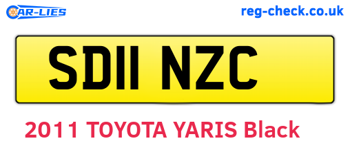 SD11NZC are the vehicle registration plates.