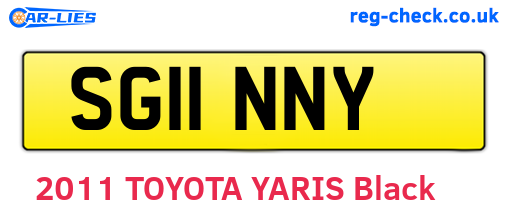 SG11NNY are the vehicle registration plates.