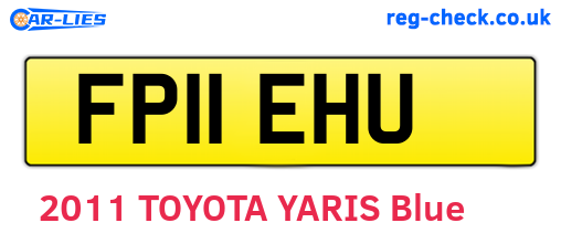 FP11EHU are the vehicle registration plates.
