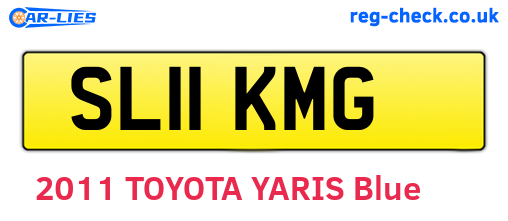 SL11KMG are the vehicle registration plates.