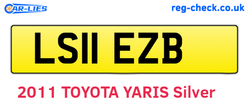 LS11EZB are the vehicle registration plates.