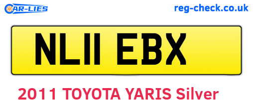 NL11EBX are the vehicle registration plates.