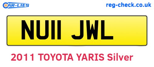 NU11JWL are the vehicle registration plates.