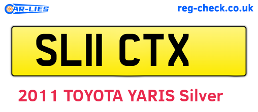 SL11CTX are the vehicle registration plates.