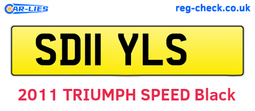 SD11YLS are the vehicle registration plates.