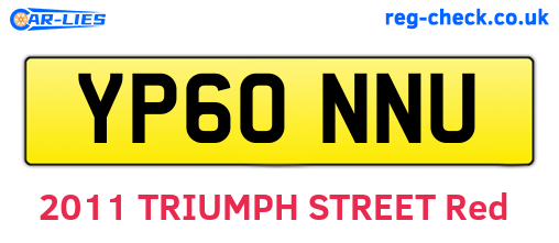 YP60NNU are the vehicle registration plates.