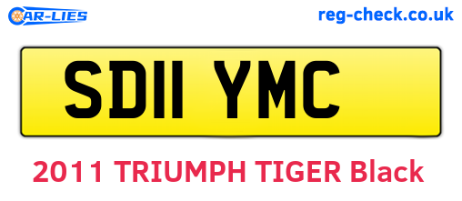 SD11YMC are the vehicle registration plates.