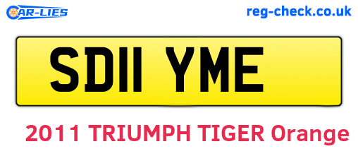SD11YME are the vehicle registration plates.