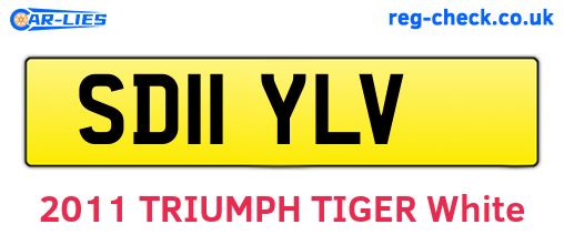 SD11YLV are the vehicle registration plates.